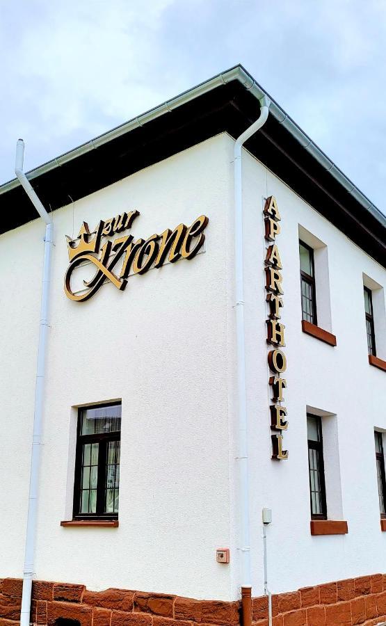 Zur Krone Aparthotel Widdershausen Bagian luar foto